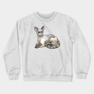 Cat - Siamese - Lilac Point Crewneck Sweatshirt